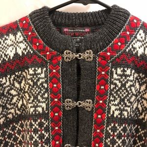 Norwool Unisex Youth Cardigan Pure Wool